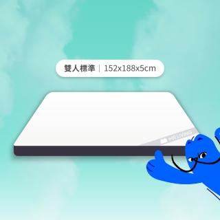 【MR. LIVING 居家先生】天絲防蹣減壓記憶薄墊 雙人標準 5X6.2尺(防蹣抗菌可拆洗 薄床墊 學生/租屋/宿舍)
