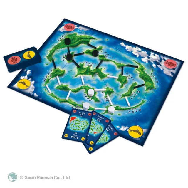 【新天鵝堡桌遊】島嶼之爭 Kahuna(經典必備款/兩人也好玩)