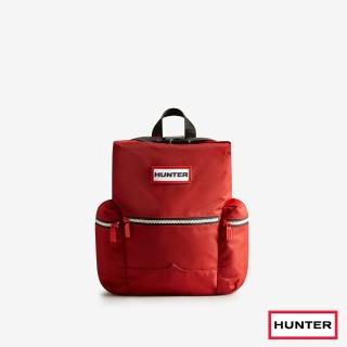 【HUNTER】上方開扣尼龍迷你後揹包(磚紅色)