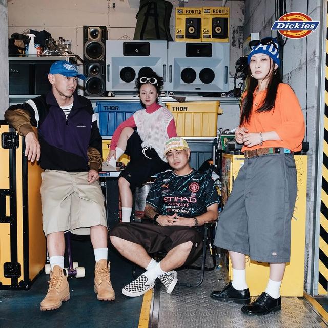 【Dickies】男款42283多功能口袋寬版短褲(多款任選/工裝褲)