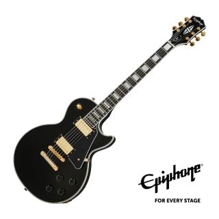 【Epiphone】Les Paul Custom 系列 電吉他 雙雙 典雅黑金(原廠公司貨 商品保固有保障)
