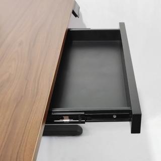 【MGSHOP】薄型桌下收納抽屜 升降桌 辦公電腦桌 文具收納 小抽屜(薄型桌下收納小抽屜)