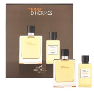 【Hermes 愛馬仕】大地男性淡香水禮盒(國際航空版)
