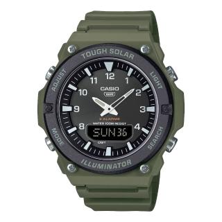 【CASIO 卡西歐】運動休閒雙顯錶(AQ-S820W-3B)