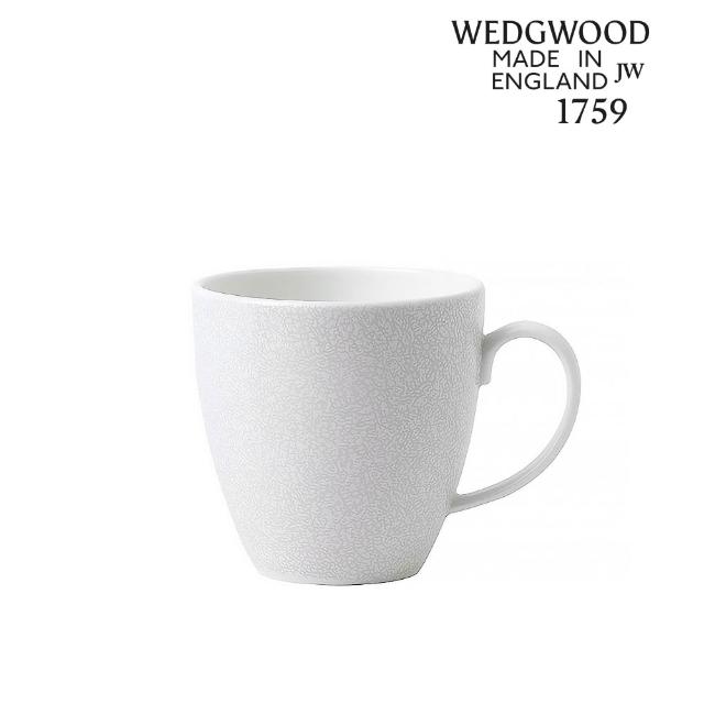 【WEDGWOOD】幾何珍珠白馬克杯350ml(官方直營)