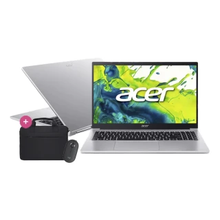【Acer 宏碁】筆電包/無線滑鼠組★15.6吋i3文書效能筆電(Aspire Lite/AL15-33P-31JK/i3-N355/8G/512G SSD/W