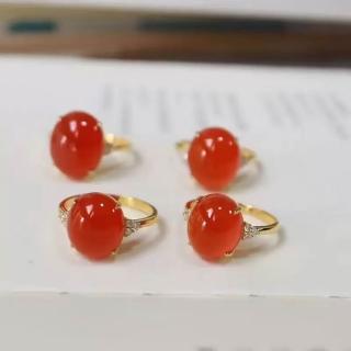 【勝弘珠寶】南紅簡約戒指