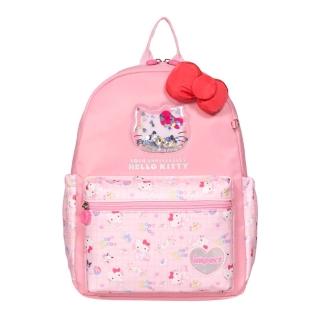 【IMPACT 怡寶】可放A4 兒童包 Hello Kitty 50週年款 後揹包 大 粉 IMQKT005PK(防潑水布料材質)