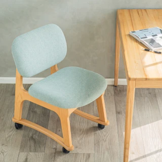 【有情門】STRAUSS 樂咖羅德列克單椅-附輪/可選座高(製作期2-3週/實木/MIT/休閒椅/書椅/餐椅)