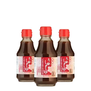 即期品【有機思維】HIKARI有機無油和風梅子醬油(200mlX3入)