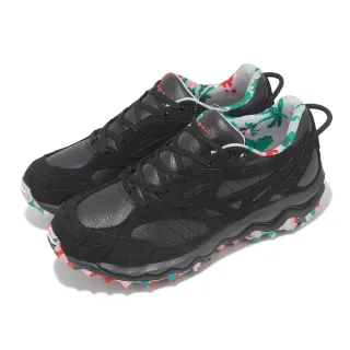 【MIZUNO 美津濃】休閒鞋 Wave Mujin TL 男鞋 黑 彩色 米其林大底 永井博 聯名 美津濃(D1GA2411-01)