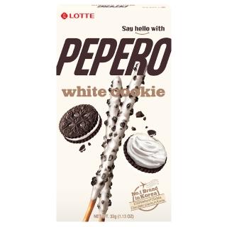 【Lotte 樂天】PEPERO白巧克力口味餅乾棒32g(共20入)
