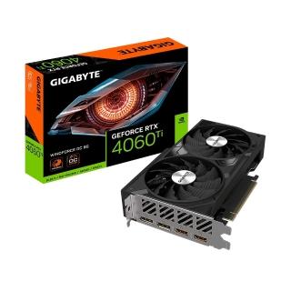【GIGABYTE 技嘉】(2入)GeForce RTX 4060 Ti WINDFORCE OC 8G 顯示卡