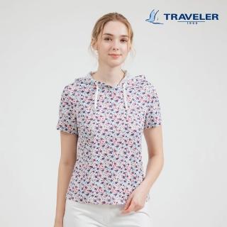 【TRAVELER 旅行者】女款超透氣消臭吸排上衣｜251TR849(透氣/消臭/吸排/印花)