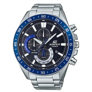 【CASIO 卡西歐】EFV-620D-1A2 大錶徑日期顯示 三眼賽車指標錶(時尚潮流 錶徑約5.05公分)