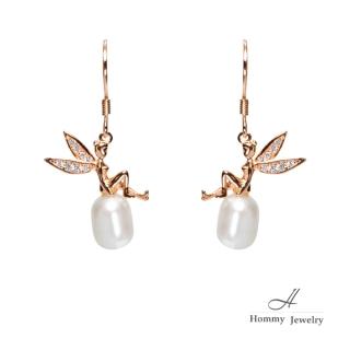 【Hommy Jewelry】Pure Pearl Transform 狂想夢精靈珍珠耳環(珍珠)