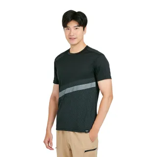 【GFoneone】夏季遠紅外線短袖T恤 痧痧么瘦T-FIR能量-黑色(T恤)