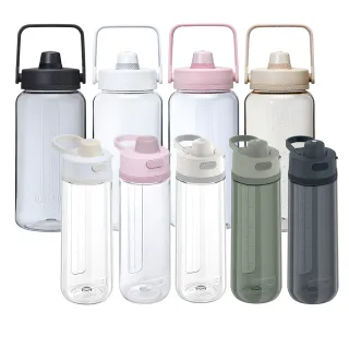 【THERMOS膳魔師】買1送1_彈蓋輕水瓶710ml+輕水瓶2000ml(TP4329+TP436)