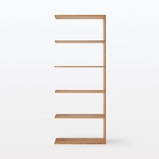 【MUJI 無印良品】自由組合層架/橡木/5層/寬版追加用(大型傢俱配送)