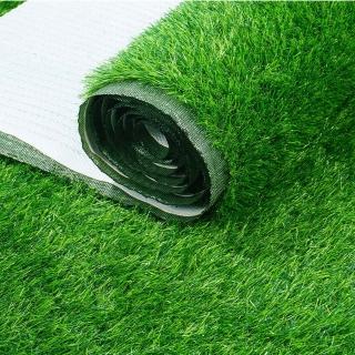 【poko 臺灣SGS認證】人工草皮 100x500cm(高品質 白色膠底款 模擬景觀草皮 草坪 草地毯 草皮 假草 不掉渣)