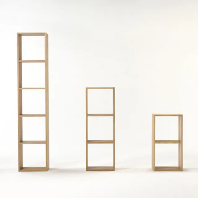 【MUJI 無印良品】自由組合層架/橡木/3層/基本組/(大型家具配送)