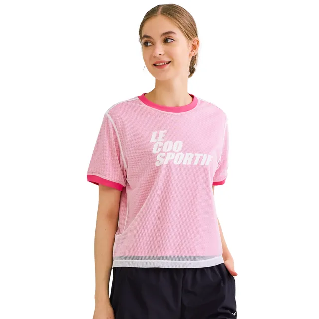 【LE COQ SPORTIF 公雞】短袖T恤 女款-3色-LWV22501