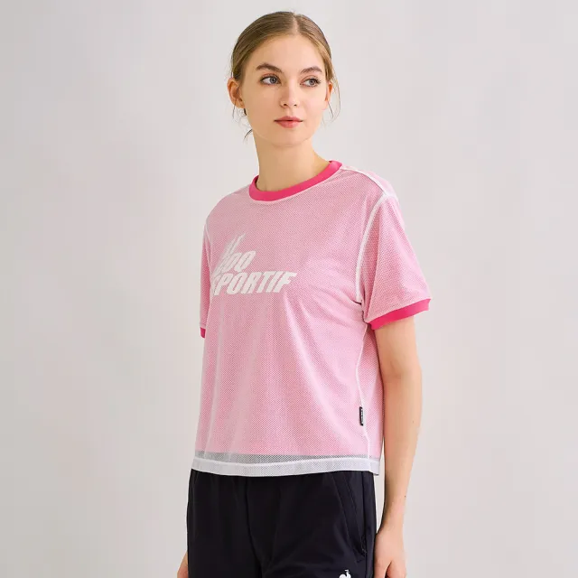 【LE COQ SPORTIF 公雞】短袖T恤 女款-3色-LWV22501