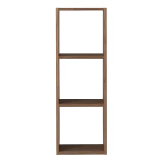 【MUJI 無印良品】自由組合層架/胡桃木/3層/基本組/(大型家具配送)