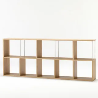 【MUJI 無印良品】自由組合層架/橡木/5層/基本組/(大型家具配送)