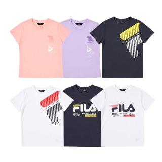 【FILA官方直營】KIDS 童裝 男童 兒童 短袖T恤/運動上衣(多款任選)