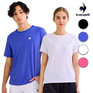 【LE COQ SPORTIF 公雞】抗UV短袖T恤 男女款-4色-LWV23502