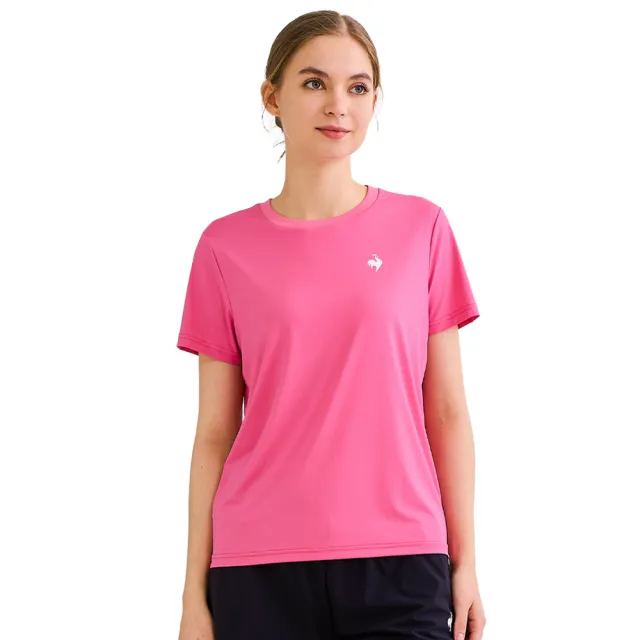 【LE COQ SPORTIF 公雞】抗UV短袖T恤 男女款-4色-LWV23502