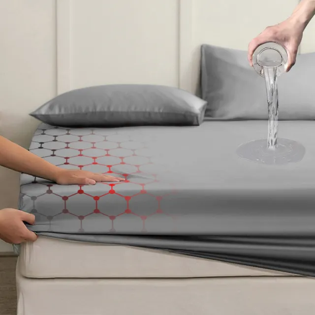 【Sleep Peacefully 寢室安居】買1送1 台灣製 黑科技石墨烯100防水保潔墊(全尺寸均一價 多色任選)