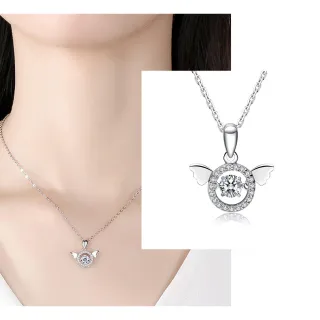 【Luster】年貨節!舞動天使 50分 D/VS   培育鑽 鑽石項鍊(禮物傳遞摯愛閃耀永恆)