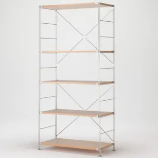 【MUJI 無印良品】SUS橡木層架組/寬/大/(大型家具配送)