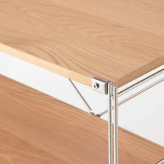 【MUJI 無印良品】SUS橡木層架組/小/(大型家具配送)