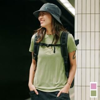 【Icebreaker】女 Core 圓領短袖上衣-林間暖陽(美麗諾羊毛/戶外運動/登山健行/排汗衣/機能上衣/休閒穿搭)
