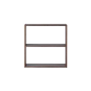 【MUJI 無印良品】自由組合層架/胡桃木/2層/寬版基本組(大型傢俱配送)
