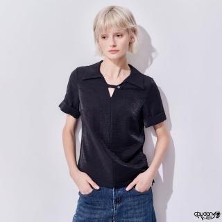 【Chudan 初丹】嫘縈簡約Polo衫上衣