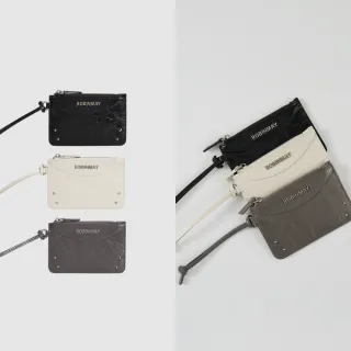 【ROBINMAY】Crystal真皮卡夾零錢包 頭層皮(真皮拉鍊封口/多色任選)