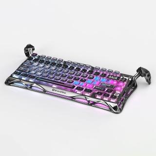 【Gravastar】Mercury K1 Pro 異星機械鍵盤(無線鍵盤/未來科技感外觀/RGB動態炫光)