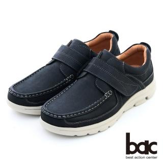【bac】魔鬼氈輕量健走休閒鞋(黑色)