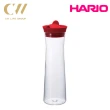 【HARIO】Gmark 冷水壺 1000ml 紅(冷泡壺/1L大容量/WJ-10-R/耐熱溫差120℃)