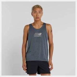 【NEW BALANCE】NB 背心 男 訓練 美規 灰 MT51200GT