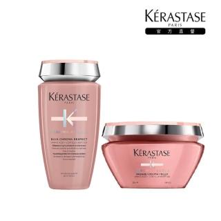 【KERASTASE 巴黎卡詩】恆彩重生髮浴250ml保濕型+恆彩重生髮膜200ml