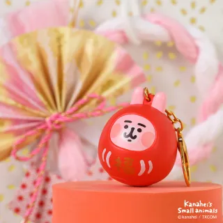 【YENDAR 研達】卡娜赫拉的小動物達摩籤筒吊飾(P助/粉紅兔兔)