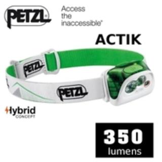 【PETZL】ACTIK超輕量高亮度頭燈/350流明 綠(E099FA02)