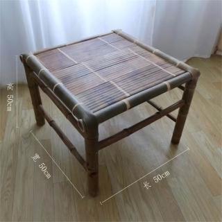 【匠俱】竹編桌子(碳化茶桌桌椅 餐桌茶幾 戶外辦公家用庭院火鍋復古凳子椅子)