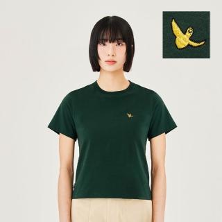 【Mark Gonzales】女裝 刺繡小天使 OG 短版T恤-綠色