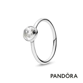 【Pandora 官方直營】澄澈圓形寶石戒指-絕版品
